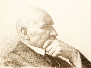 Leon Wyczółkowski, Autoportret, ze zbiorów Muzeum Górnośląskiego