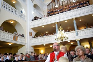 Nabożeństwo podczas uroczystości inauguracji obchodów Jubileuszu 500 lat Reformacji. Cieszyn 31.10. 2016, materiały MGB