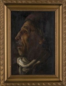 Jan Zamoyski, "Portret Józefa Kozdronia z Kazimierza", 1927, olej, deska