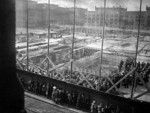 budowa nowego gmachu muzealnego na moltkeplatz obecnie pl. jana iii sobieskiego pozne lato 1929 r