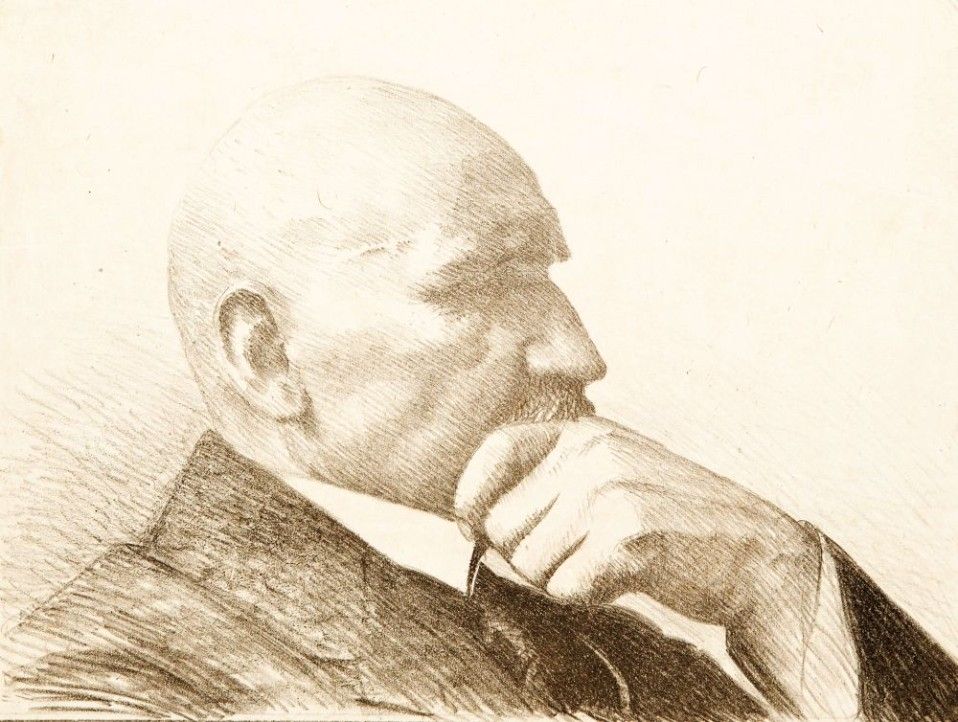 Leon Wyczółkowski, Autoportret, ze zbiorów Muzeum Górnośląskiego